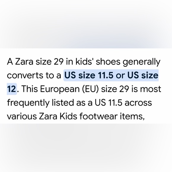 Zara Kids Soft Gray Faux Fur Ballet Flats
Zara Size 29 - Picture 8 of 8